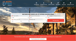 Desktop Screenshot of immobilier.pau.cci.fr
